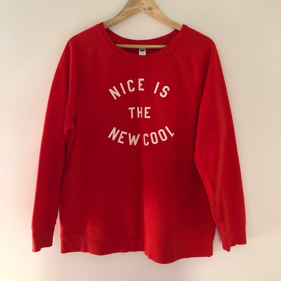 Old Navy Tops - 🚨Sweatshirt sale🚨 Orange bright sweatshirt